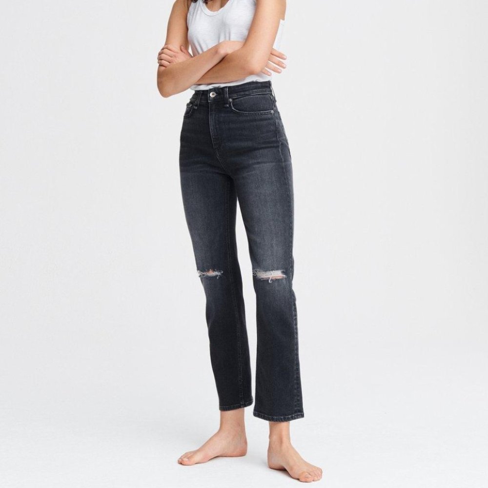 Rag and Bone Nina High-Rise Ankle Cigarette Jeans